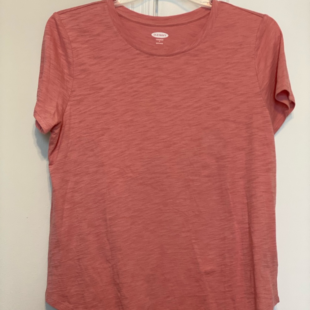 Short sleeve coral shirt